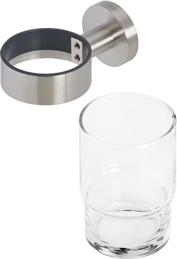 Geesa Glashouder Nemox | Met glas | RVS geborsteld - Foto 4