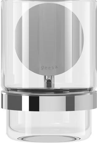 Geesa Glashouder Opal | Met glas | Chroom - Foto 4