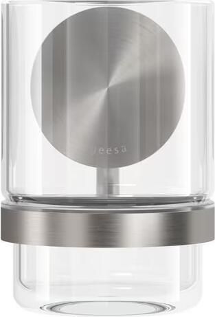 Geesa Glashouder Opal | Met glas | RVS geborsteld - Foto 4