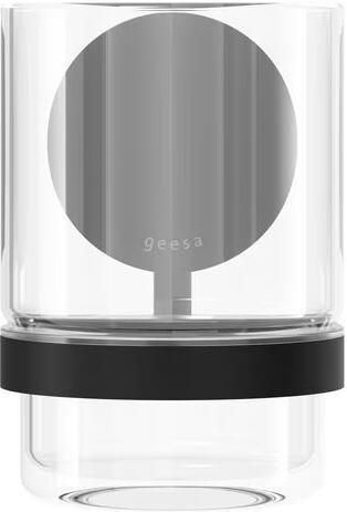 Geesa Glashouder Opal | Met glas | Zwart - Foto 4