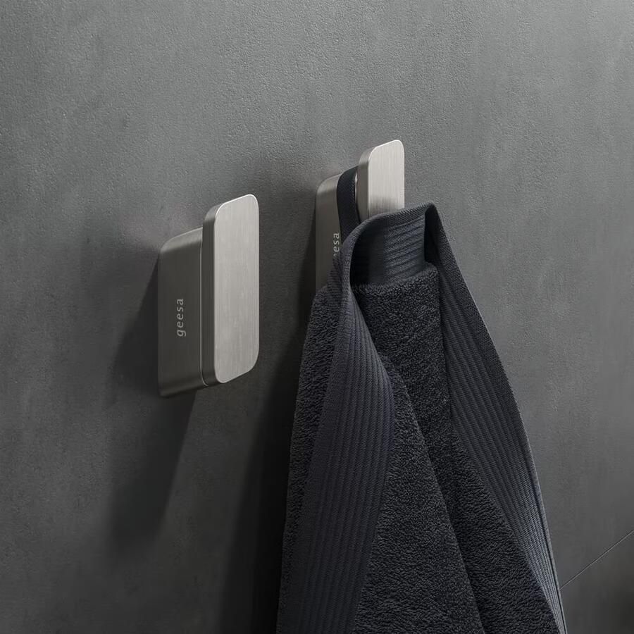 Geesa Handdoekhaak Shift | Medium | RVS geborsteld