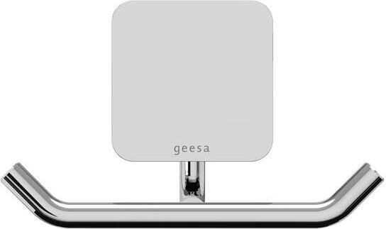 Geesa Handdoekhaak Topaz | Dubbel haaks | Chroom - Foto 4
