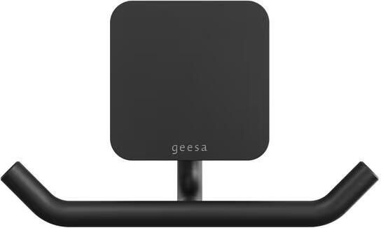 Geesa Handdoekhaak Topaz | Dubbel haaks | Zwart - Foto 4