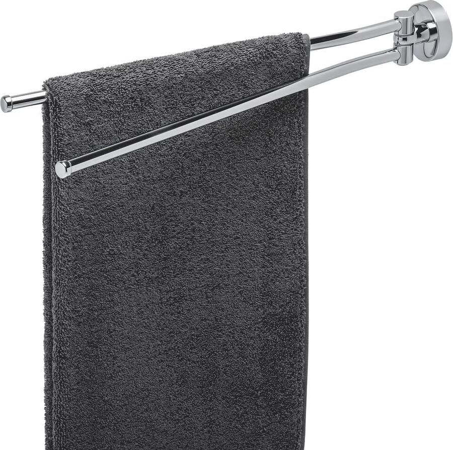 Geesa Handdoekrek Luna | 2-armig | Chroom - Foto 3
