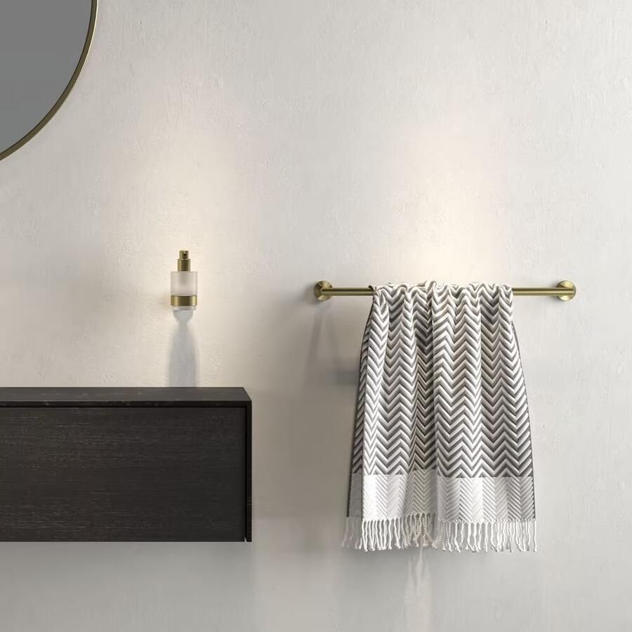 Geesa Handdoekrek Nemox | 45 cm | Goud geborsteld - Foto 2