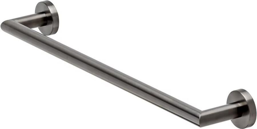 Geesa Handdoekrek Nemox | 45 cm | Zwart metaal geborsteld - Foto 4