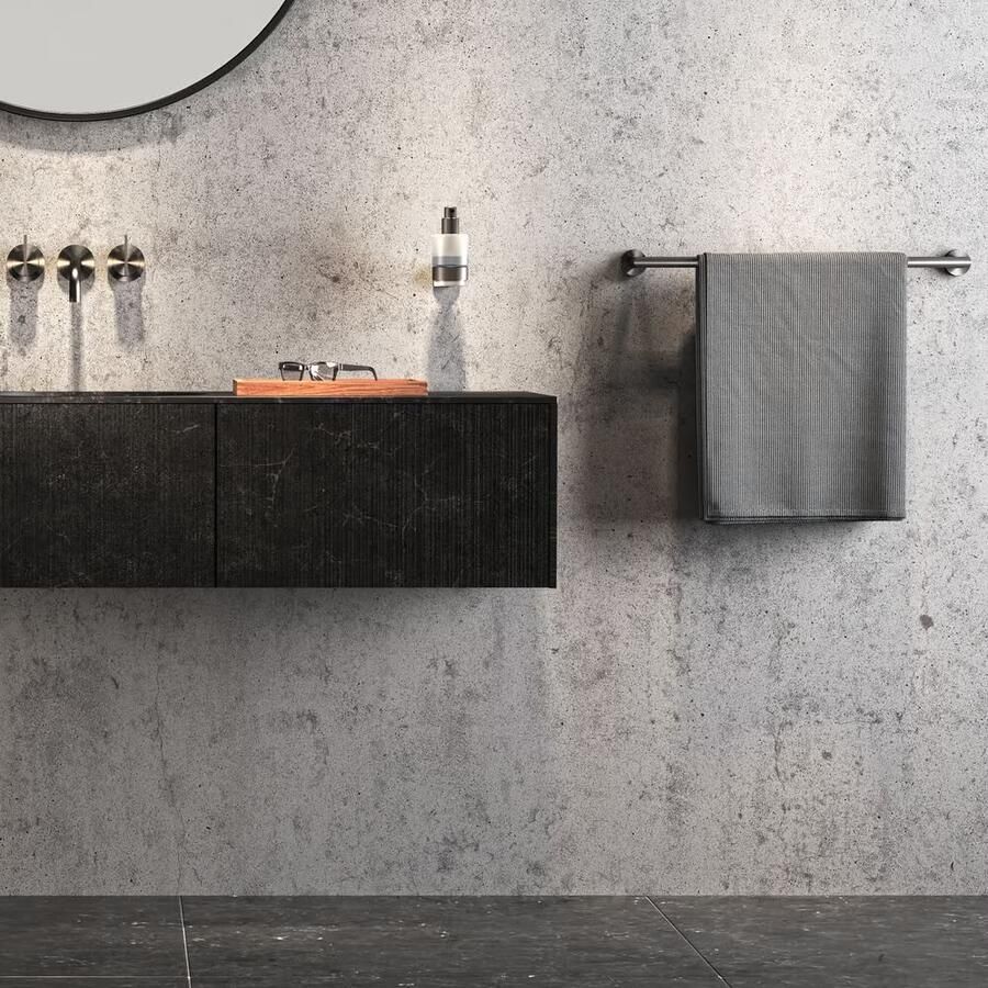 Geesa Zeepdispenser Nemox | 200 ml | Zwart metaal geborsteld - Foto 2