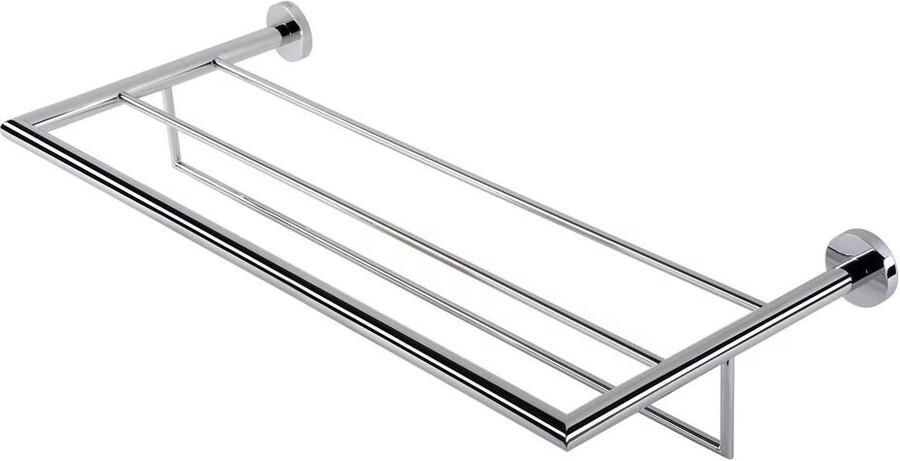 Geesa Handdoekrek Nemox | 60 cm | Met plateau | Chroom - Foto 4