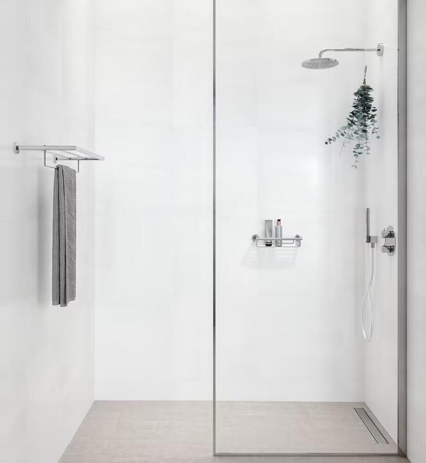 Geesa Handdoekrek Nemox | 60 cm | Met plateau | Chroom
