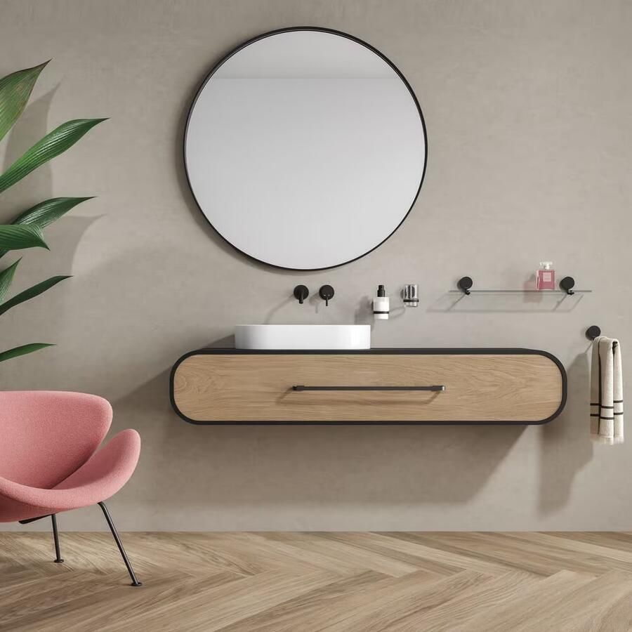 Geesa Zeepdispenser Opal | 200 ml | Zwart