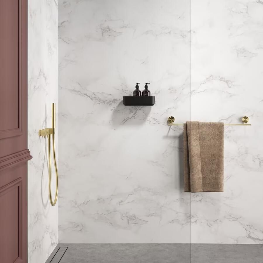 Geesa Handdoekrek Opal | 60 cm | Geborsteld goud