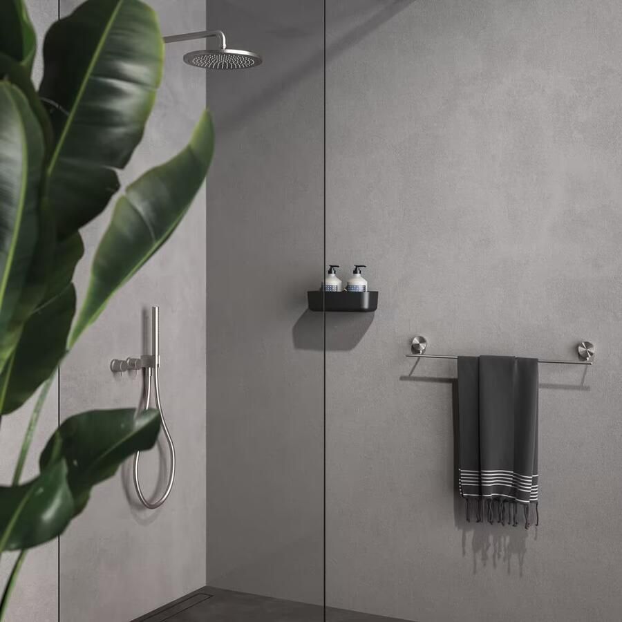 Geesa Handdoekrek Opal | 60 cm | RVS geborsteld