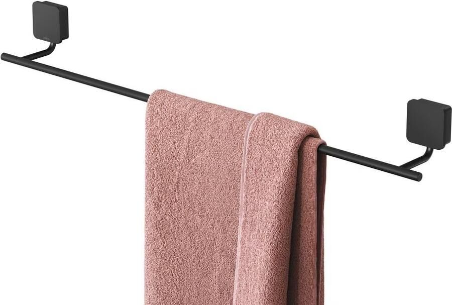 Geesa Handdoekrek Topaz | 60 cm | Zwart - Foto 2