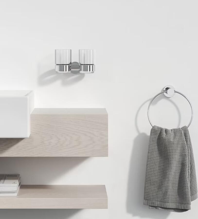 Geesa Handdoekring Nemox | Chroom - Foto 2