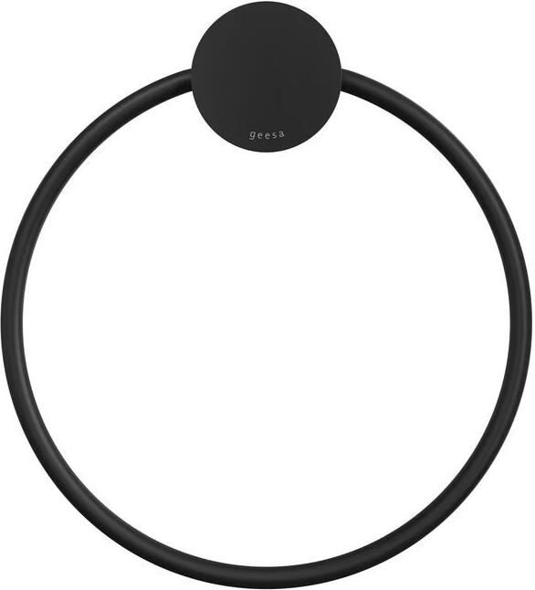 Geesa Handdoekring Opal | Zwart - Foto 3