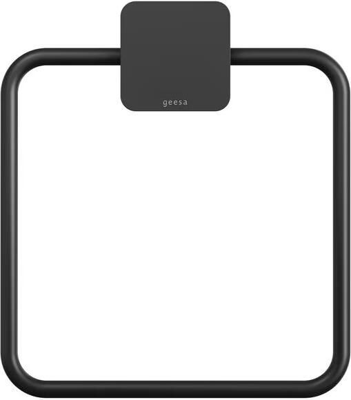 Geesa Handdoekring Topaz | Zwart - Foto 4