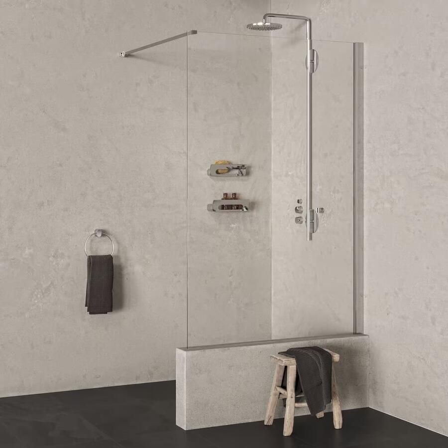 Geesa Handdoekring Wynk | Chroom