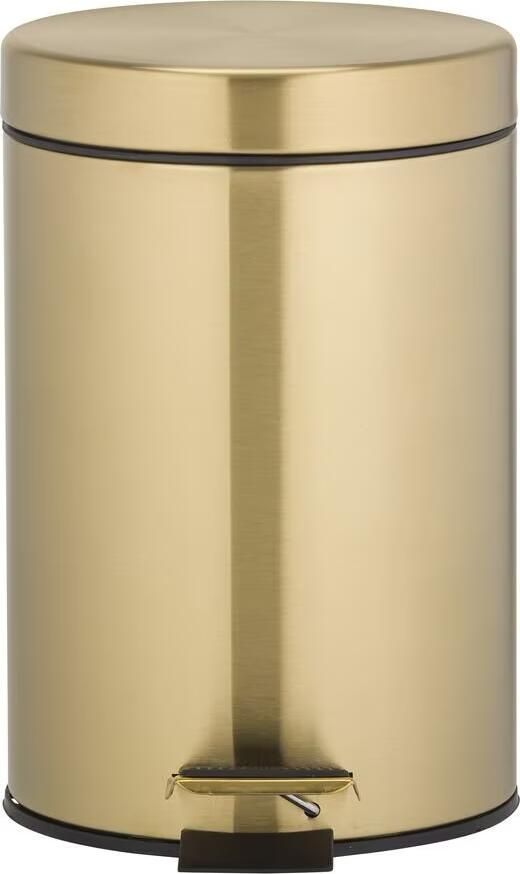 Geesa Pedaalemmer Hotel | 3 liter | Vrijstaand | Goud geborsteld - Foto 2