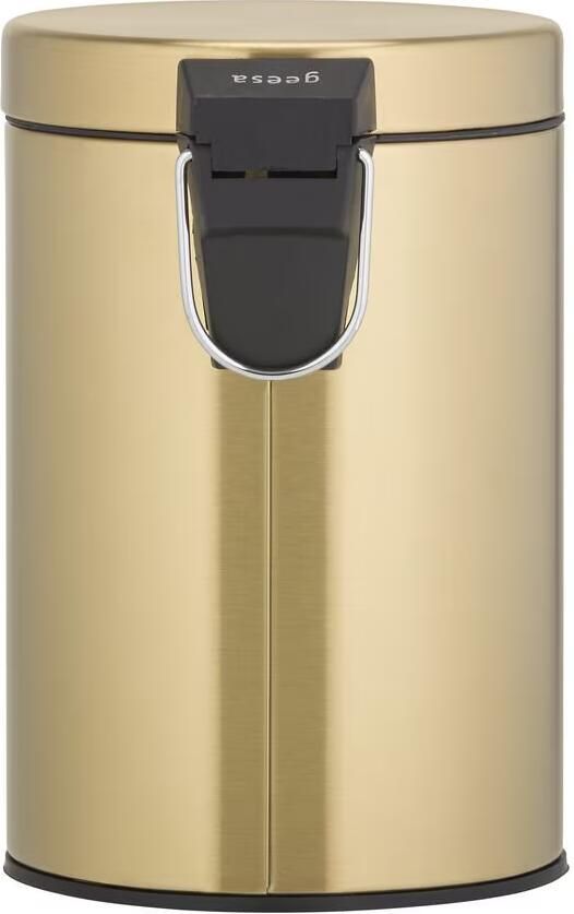 Geesa Pedaalemmer Hotel | 3 liter | Vrijstaand | Goud geborsteld - Foto 3