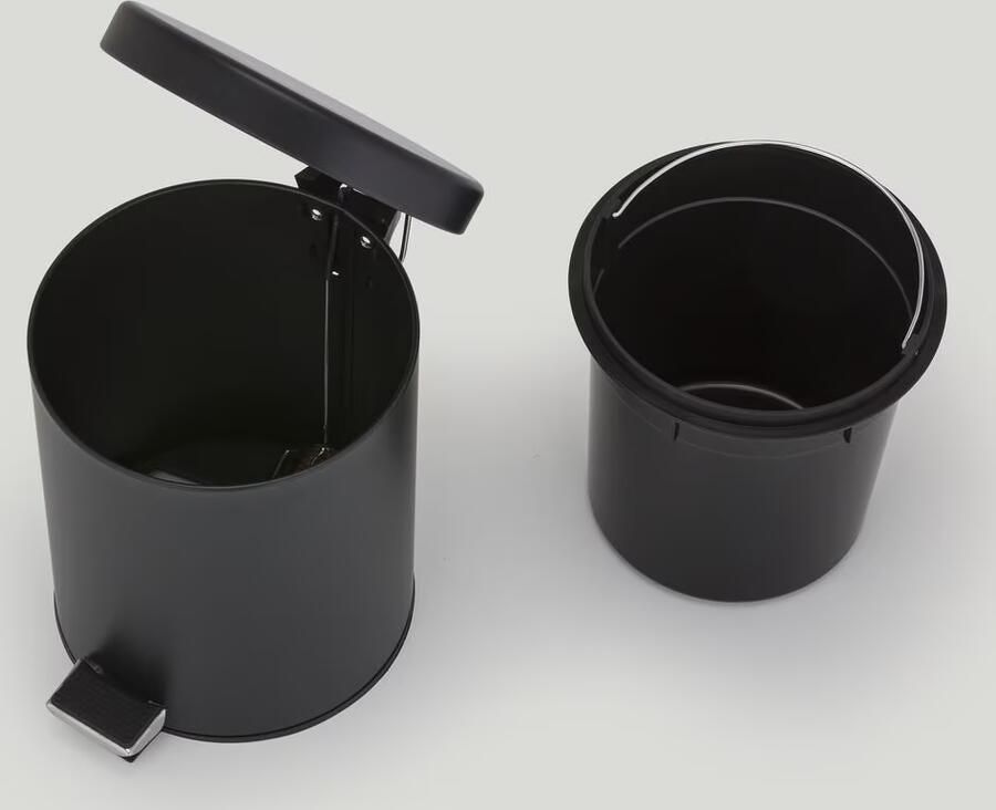 Geesa Pedaalemmer Hotel | 5 liter | Vrijstaand | Zwart