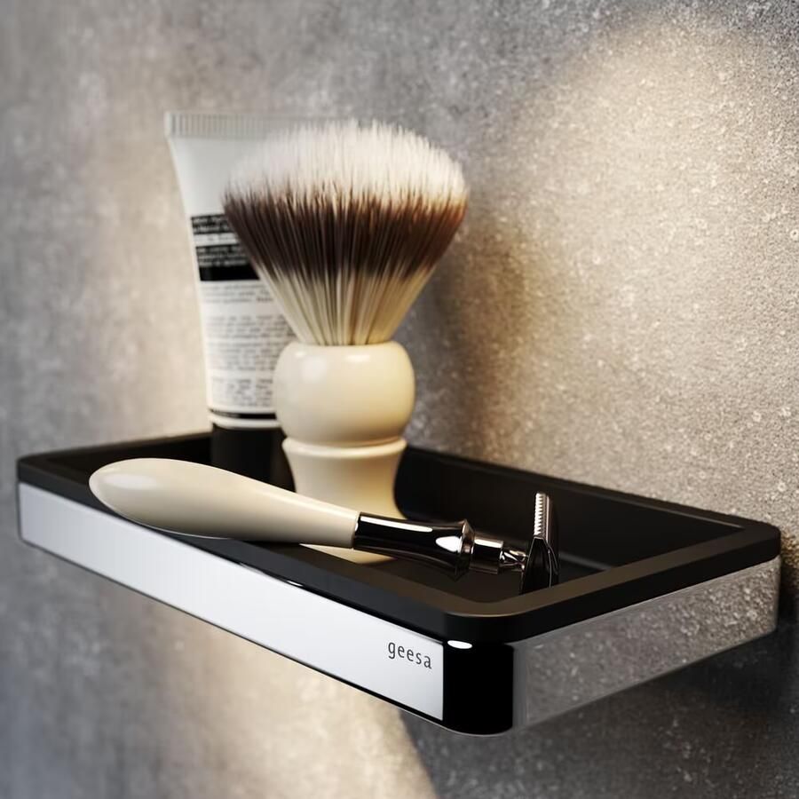 Geesa Planchet Frame | 21 cm | Zwart-Chroom