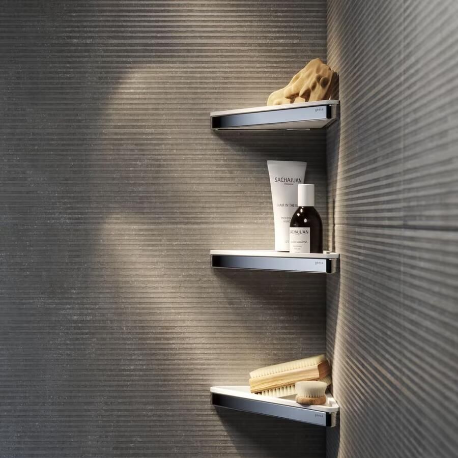 Geesa Planchet Frame | Hoek | Wit-Chroom