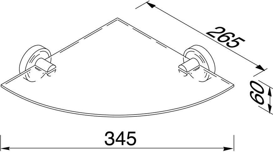 Geesa Planchet hoek Luna | Hoek | Chroom - Foto 2