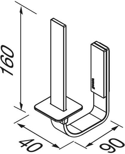 Geesa Reserverolhouder Craft | RVS gepolijst