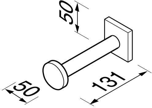 Geesa Reserverolhouder Nelio | Chroom - Foto 3