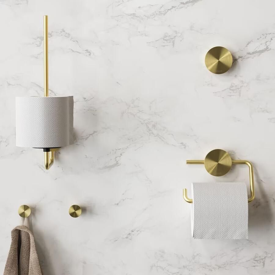 Geesa Handdoekhaak Opal | Mini | Geborsteld goud