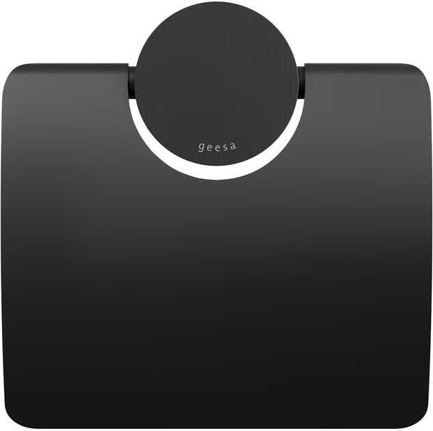 Geesa Toiletrolhouder Opal | Met klep | Zwart - Foto 3