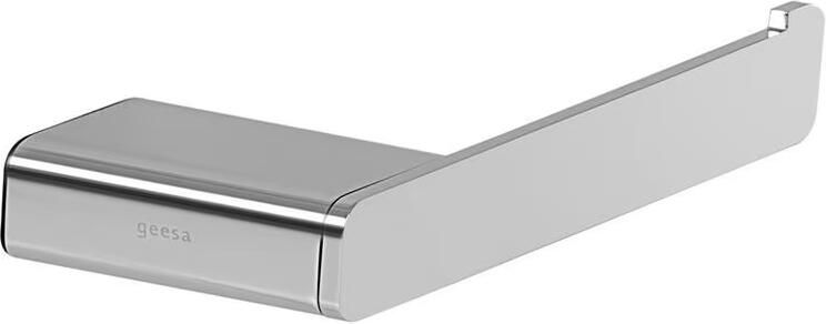 Geesa Toiletaccessorieset Shift | Toiletborstel met houder Toiletrolhouder zonder klep Handdoekhaak | Chroom - Foto 2