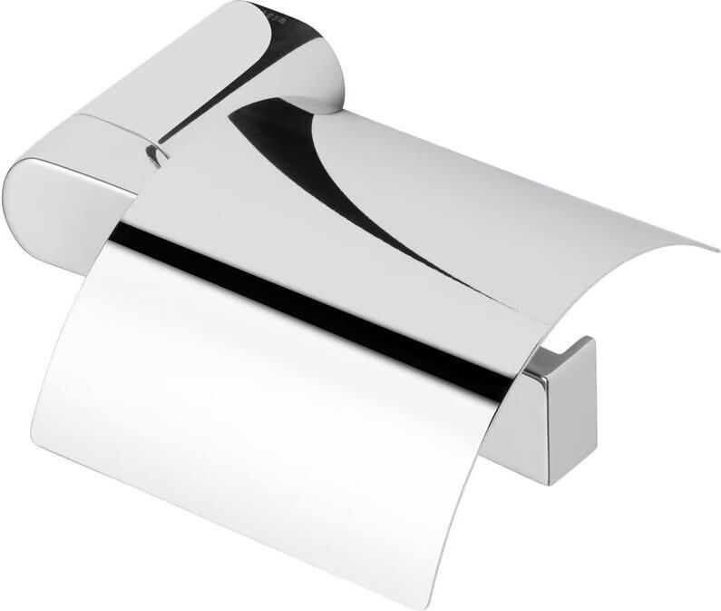 Geesa Toiletrolhouder Wynk | Met klep Chroom (rechts) | Chroom - Foto 3