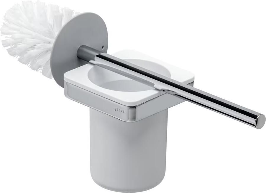 Geesa Toiletborstel Frame | Met houder | Chroom - Foto 3