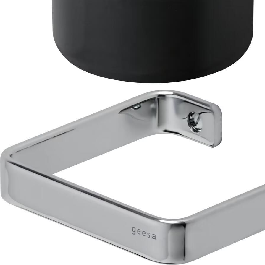 Geesa Toiletborstel Frame | Met houder | Zwart - Foto 2