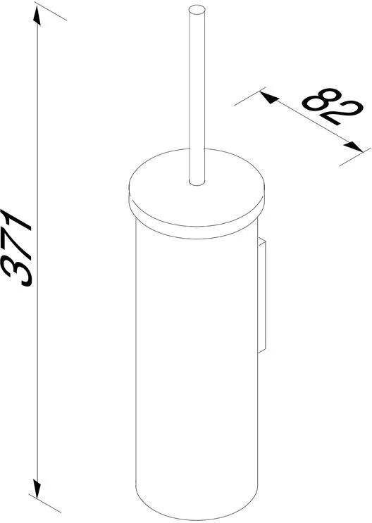 Geesa Toiletborstel Nemox | Met houder | Chroom - Foto 3