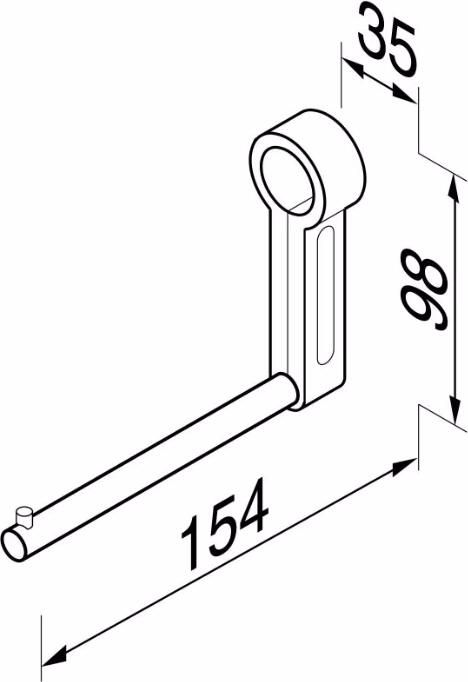 Geesa Toiletrolhouder Comfort & Safety | Voor toiletbeugel | Chroom - Foto 3