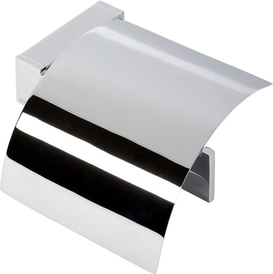 Geesa Toiletrolhouder Modern Art | Met klep | Chroom - Foto 3