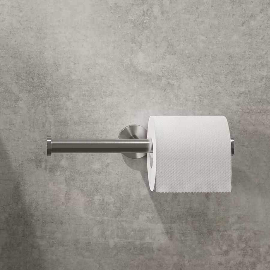 Geesa Toiletrolhouder Nemox | Zonder klep | RVS geborsteld