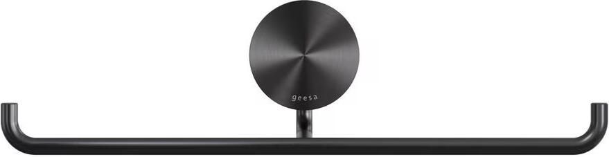 Geesa Toiletrolhouder Opal | Dubbel | Geborsteld metaal zwart - Foto 4