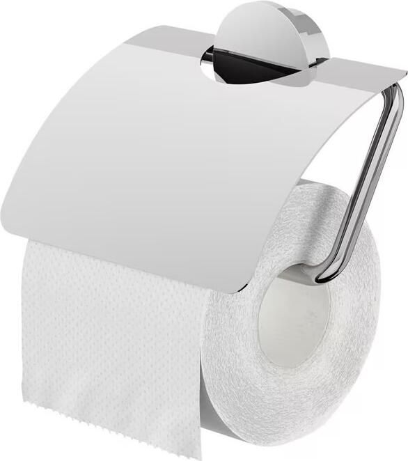 Geesa Toiletrolhouder Opal | Met klep | Chroom - Foto 4
