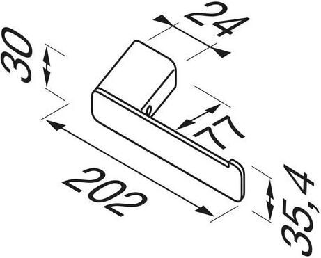 Geesa Toiletrolhouder Shift | Zonder klep | Rechts | Geborsteld goud - Foto 3