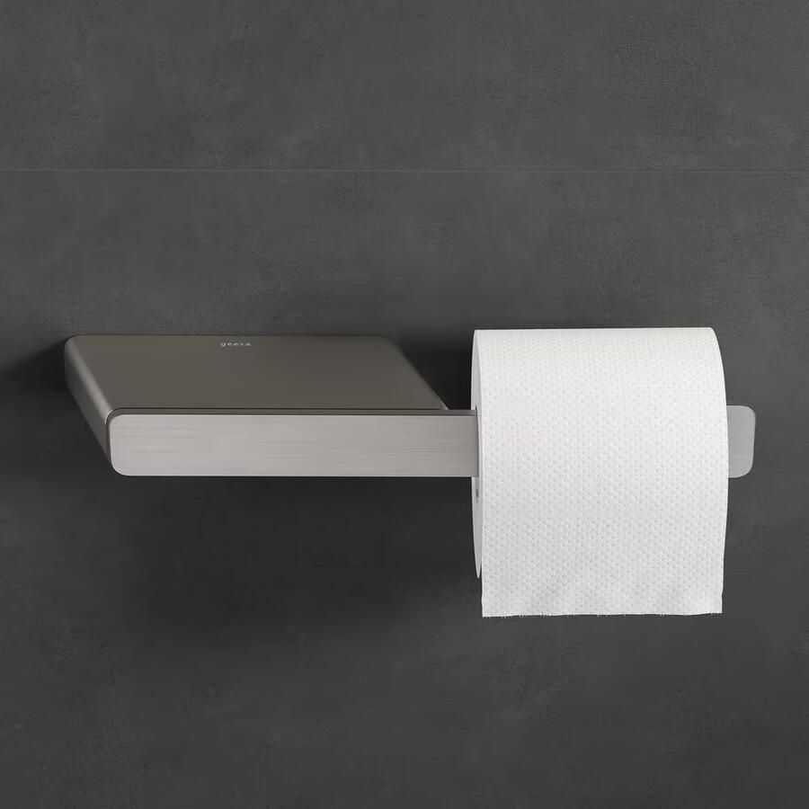 Geesa Toiletrolhouder Shift | Zonder klep | RVS geborsteld