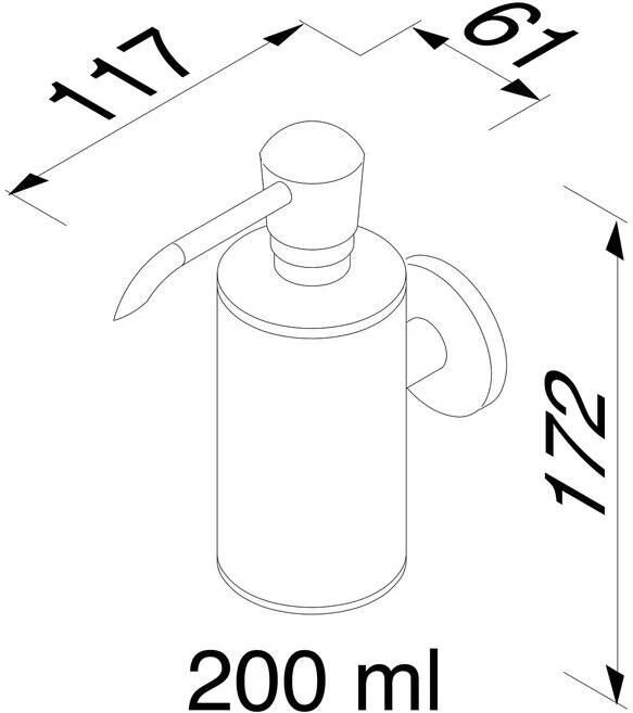 Geesa Zeepdispenser Nemox | 200 ml | Chroom - Foto 2