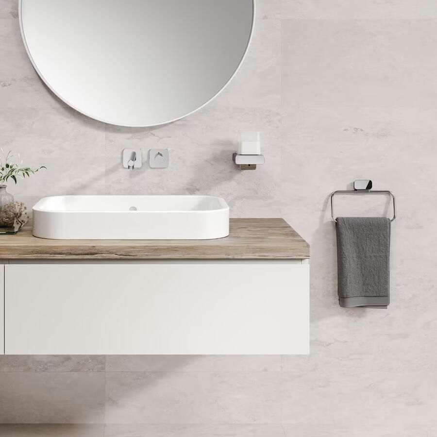 Geesa Zeepdispenser Shift | 200 ml | Met gesatineerd glas | Chroom