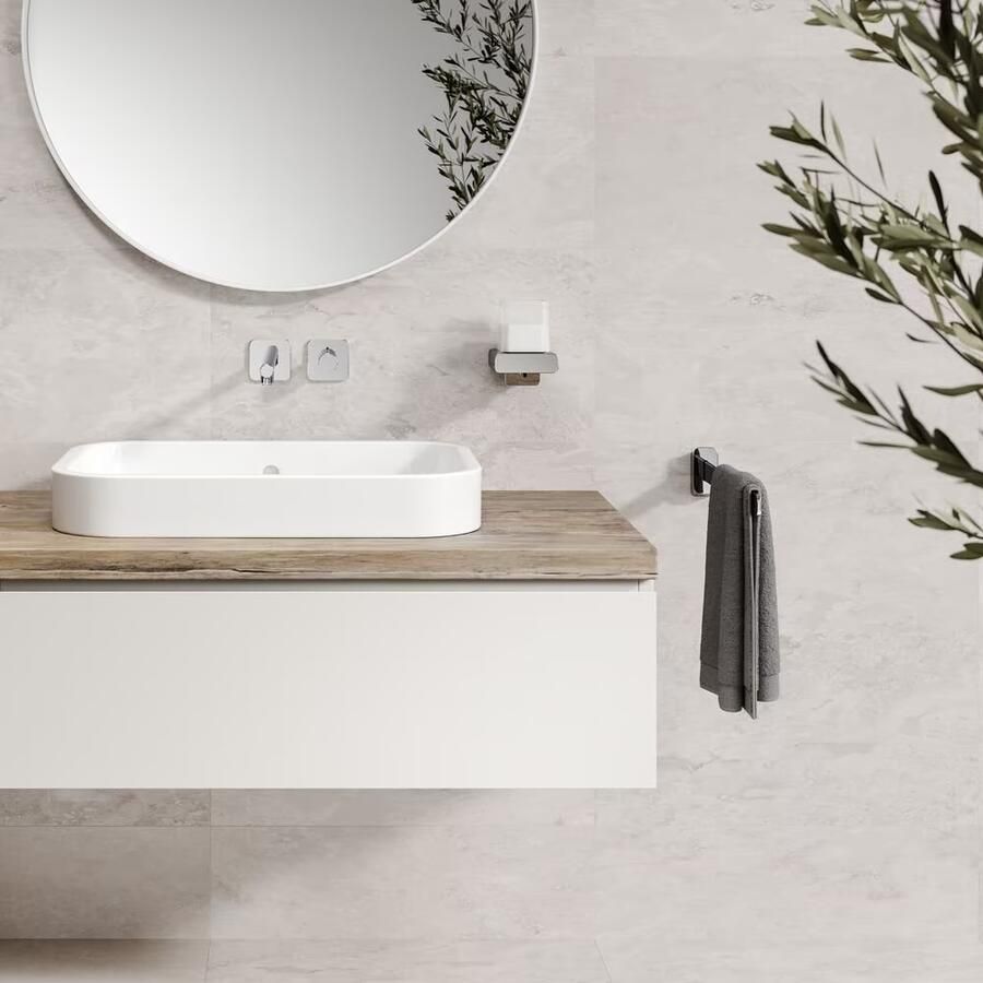 Geesa Zeepdispenser Shift | 200 ml | Met gesatineerd glas | Chroom - Foto 2