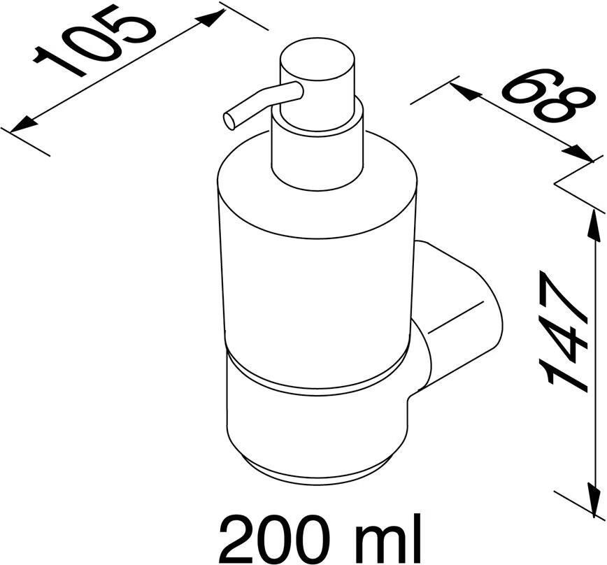 Geesa Zeepdispenser Wynk | 200 ml | Chroom - Foto 2