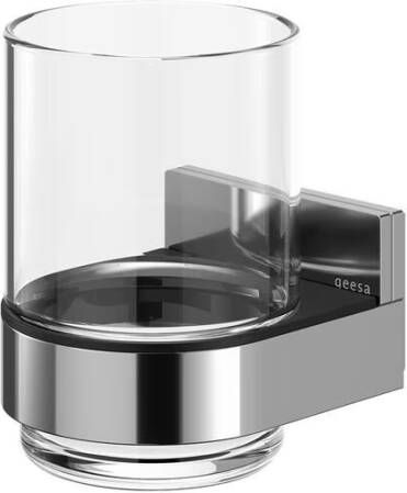 Geesa Glashouder Craft | Met glas | RVS gepolijst