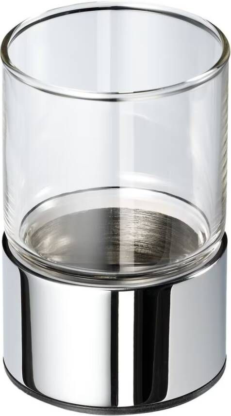 Geesa Glashouder Nemox | Met glas | Chroom