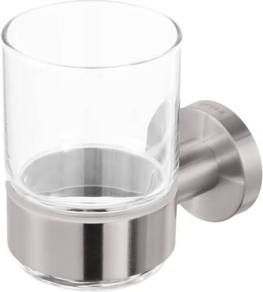 Geesa Glashouder Nemox | Met glas | RVS geborsteld
